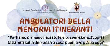 Mese dell’Alzheimer: ambulatori itineranti della memoria  Mese dell’Alzheimer: ambulatori itineranti della memoria