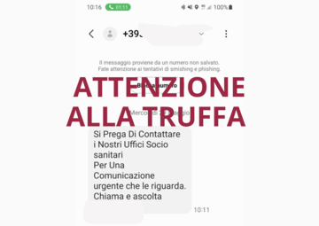 Segnalati casi di truffa tramite SMS 