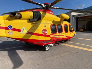 Nuovamente operativo l’elicottero sanitario che aveva subito il distacco del portellone