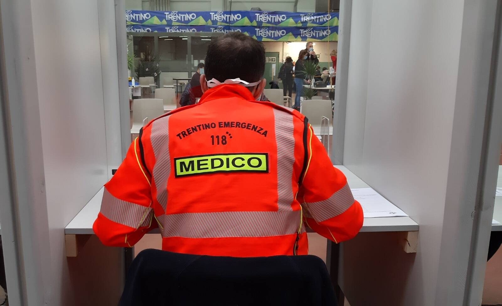 Immagine: centro vaccinale Lavis