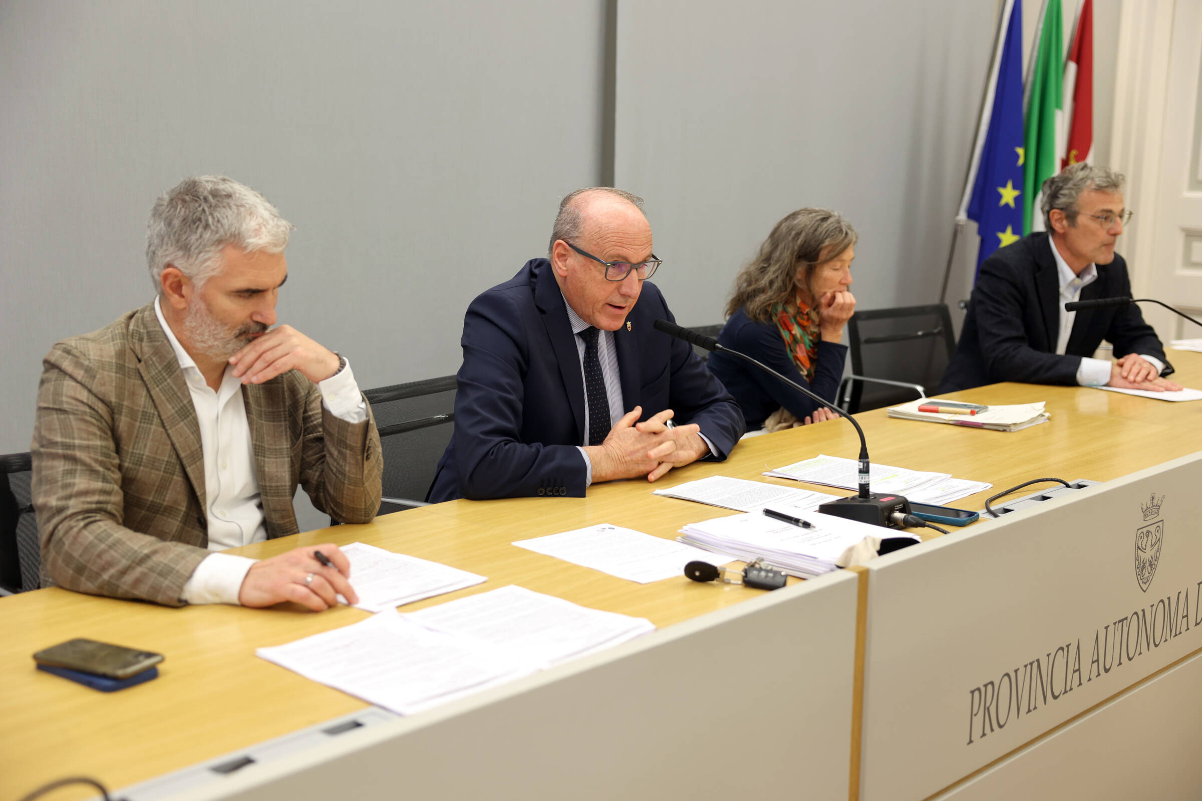 Immagine: Conferenza Giunta provinciale 8/11/2024