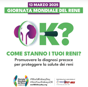 Controlli gratuiti per la Giornata mondiale del rene  Controlli gratuiti per la Giornata mondiale del rene