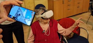 Un tuffo in 3D per il benessere degli anziani: la realtà virtuale arriva alla casa di cura Margherita Grazioli di Povo Un tuffo in 3D per il benessere degli anziani: la realtà virtuale arriva alla casa di cura Margherita Grazioli di Povo