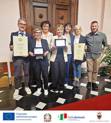 Premio Basile: riconoscimenti per Apss, TSM e Provincia autonoma di Trento