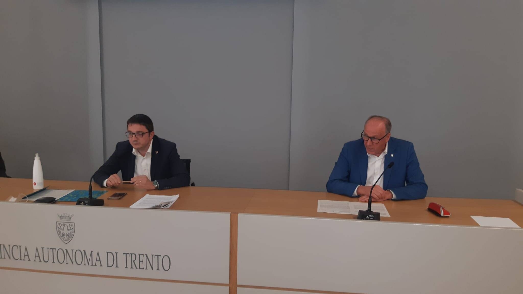 Immagine: presidente Fugatti, vicepresidente Tonina