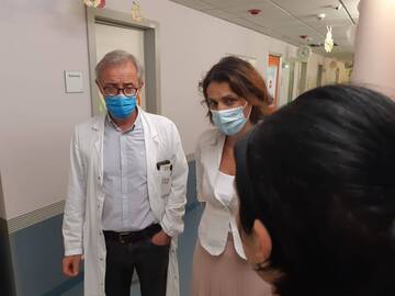 Pediatria: la visita dell’assessore Segnana ad una famiglia ucraina