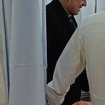 Immagine: visita dell’arcivescovo di Trento al Santa Chiara di Trento