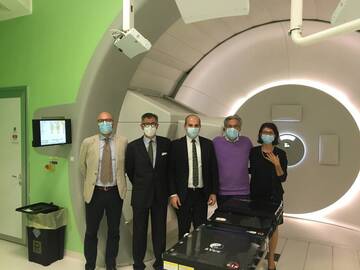 Delegazione di Dubai in visita al Centro di protonterapia