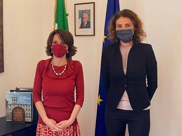 L'assessore Segnana ha incontrato il ministro per le pari opportunità e la famiglia Elena Bonetti